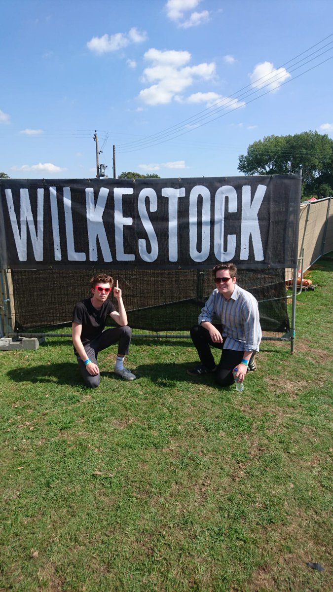 We're here Wilkestockians, catch our set at the main stage, 15:00 sharp 👌