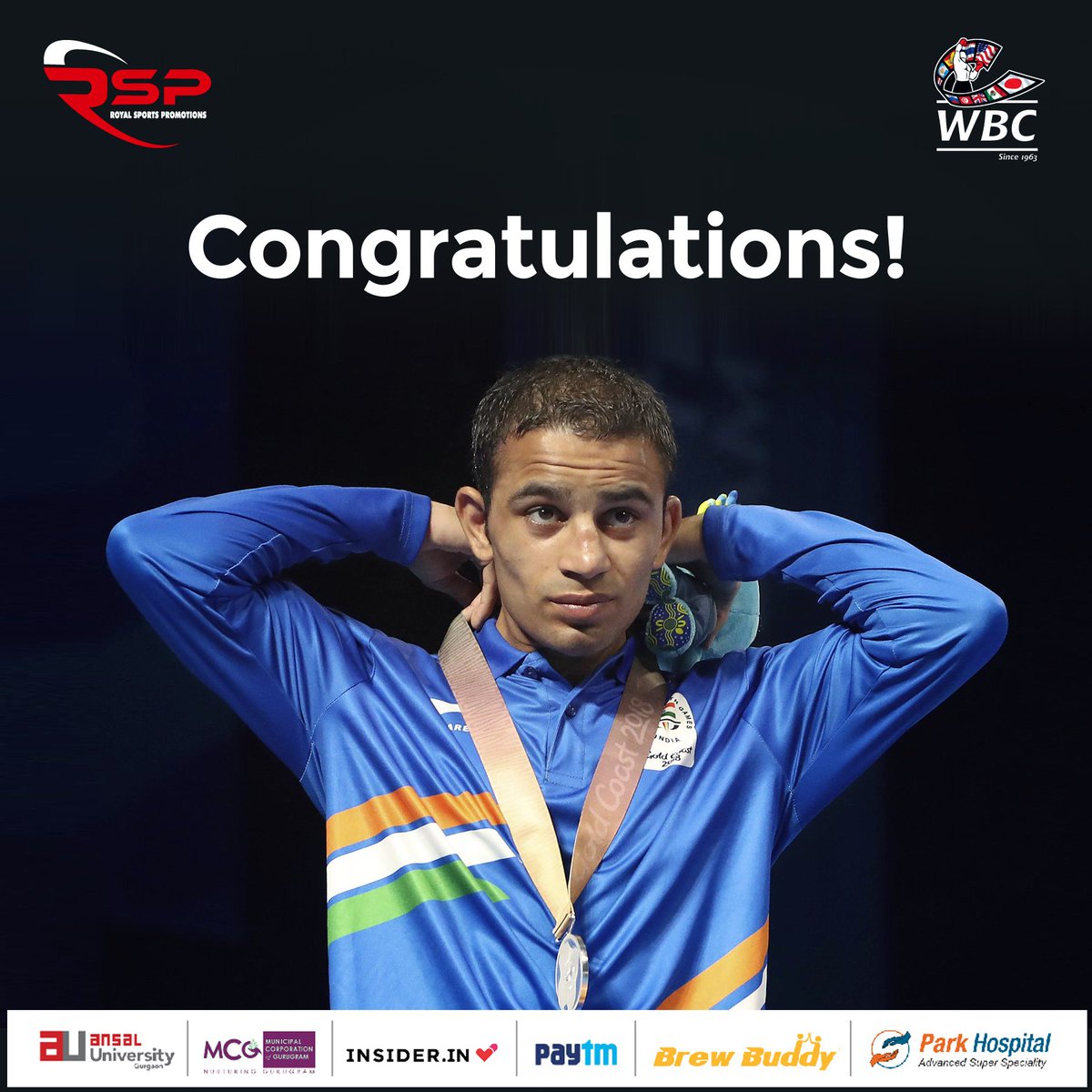 proboxing_night's tweet photo. Heartiest Congratulations to India's Amit Panghal on winning a Boxing Gold. He defeated 2016 Olympic champion Hasanboy Dusmatov of Uzbekistan in a 3-2 split verdict to win gold in men's Light Fly. #asiangames2018 https://t.co/hloWJqwdrU
