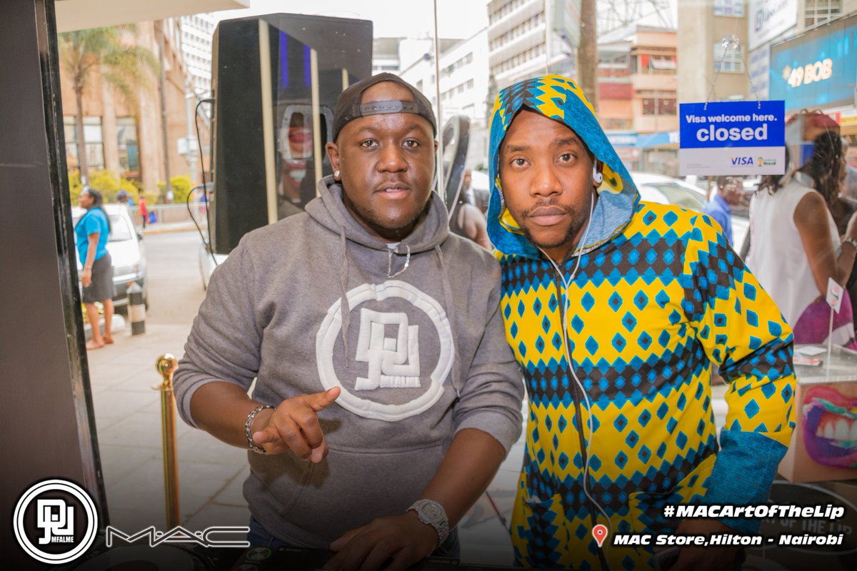 DjJoeMfalme's tweet photo. We are at Hilton Nairobi launching the new M.A.C STORE  #MACArtOfTheLip #MACCosmeticsKenya we're here till 6 p.m. https://t.co/9xGmsgbNZd