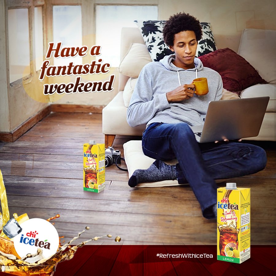 ChivitaIceTea's tweet photo. Grab your pack of Chivita Ice Tea tight and not let go. Have for yourself a fantastic weekend. #weekendfeelings
#ChivitaIceTea
#RefreshingFeel
#weekendvibes https://t.co/KoEtlVs9uo