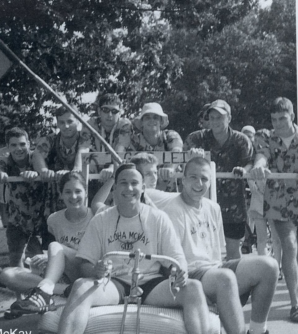 McMasterAlumni's tweet photo. 🛏️ Bed Racers this morning! A throwback to some smiling bed racers from McKay Hall during Welcome Week 1998 #MacWW2018 https://t.co/9hnGvkGkg9
