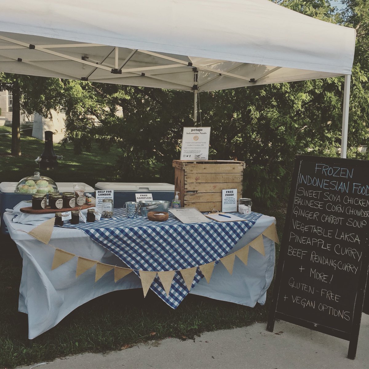 We’re back in Goderich today for the Farmers Market in the Square. Come by and see us, we’re here until 1pm or we sell out. 👩‍🌾☀️ #petojofood