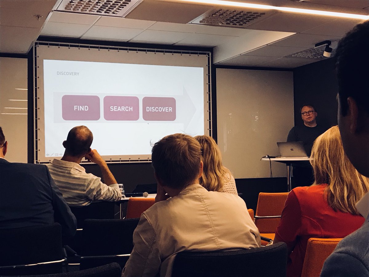 reinventworkse's tweet photo. ”I am the finding generation. My daughter is the searching generation. Future generations will be discovering generations.” @Paul_Linde #Delve #Office365 #DigitalWorkplace #SPSSthlm https://t.co/CoRRlRnFWo