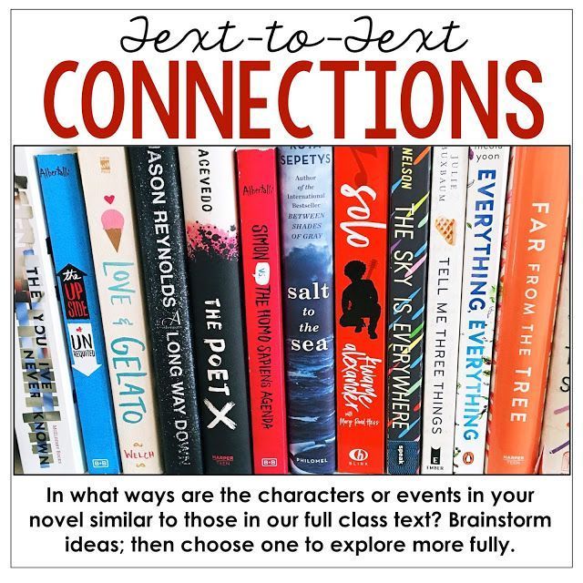 Booksource's tweet photo. “Instead of asking your Ss to compare two full class texts, create assignments that allow them to use their independent novels." https://t.co/iQG8mbAdQb https://t.co/OU4WXW1h5z
