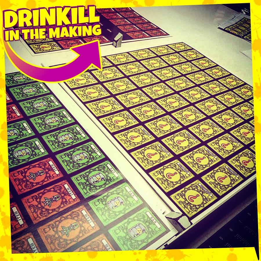 drink2kill's tweet photo. The prototype of the Drinkill game is in the making!
#drinkill #partytime🎉 #drinkingames #partydrinks #games #boardgamegeek #boardgames https://t.co/wPaipuEuoI