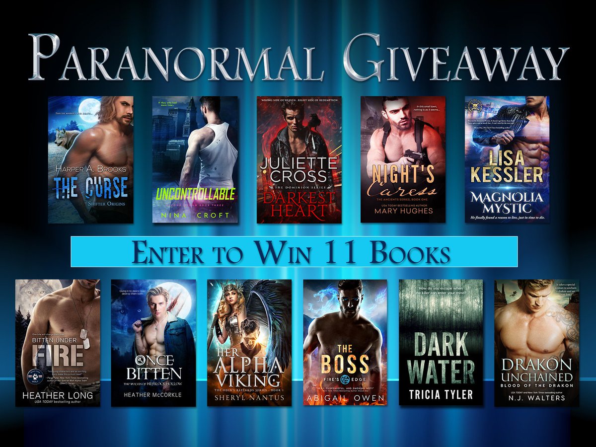 AOwenBooks's tweet photo. What would be a better way to spend this fall than with a stack of the best reads in your favorite genre?! 11 winners of 1 ebook each and 1 grand prize winner of all 11 ebooks.
ENTER HERE:
https://t.co/ndbPM7eCEV
#giveaway #winfreebooks #paranormalromance @entangledpub https://t.co/Gh0xrtw7SI