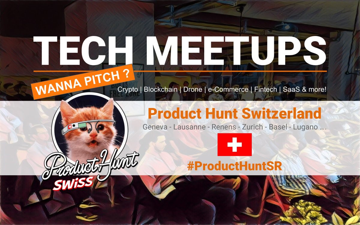 Join us for our upcoming meetups in Lausanne (Renens) and Zurich!
👇 #Tech #Innovation #Startups
producthunt-gva.com/#NextMeetup