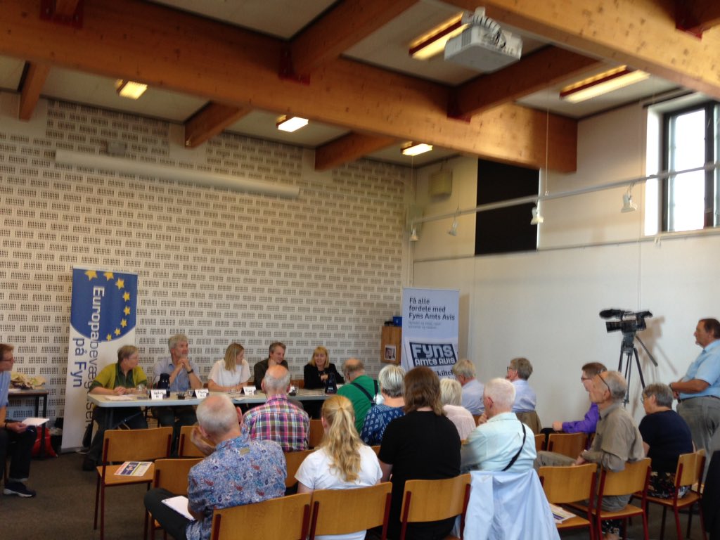 Europas første valgmøde i #Rudkøbing på #Langeland #eufyn #eudk
