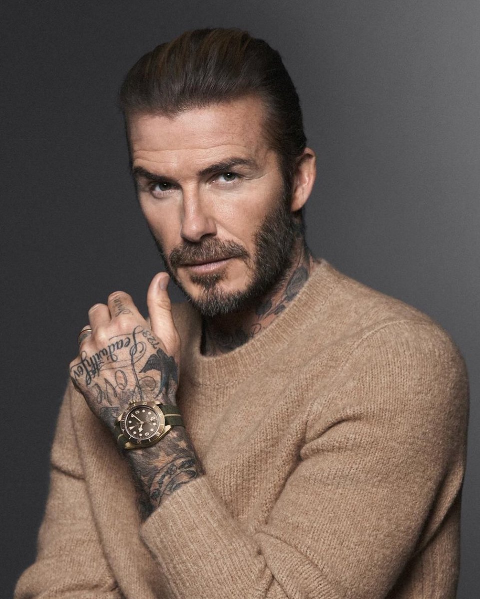 #DavidBeckham ถ่ายแบบให้แบรนด์นาฬิกา TUDOR