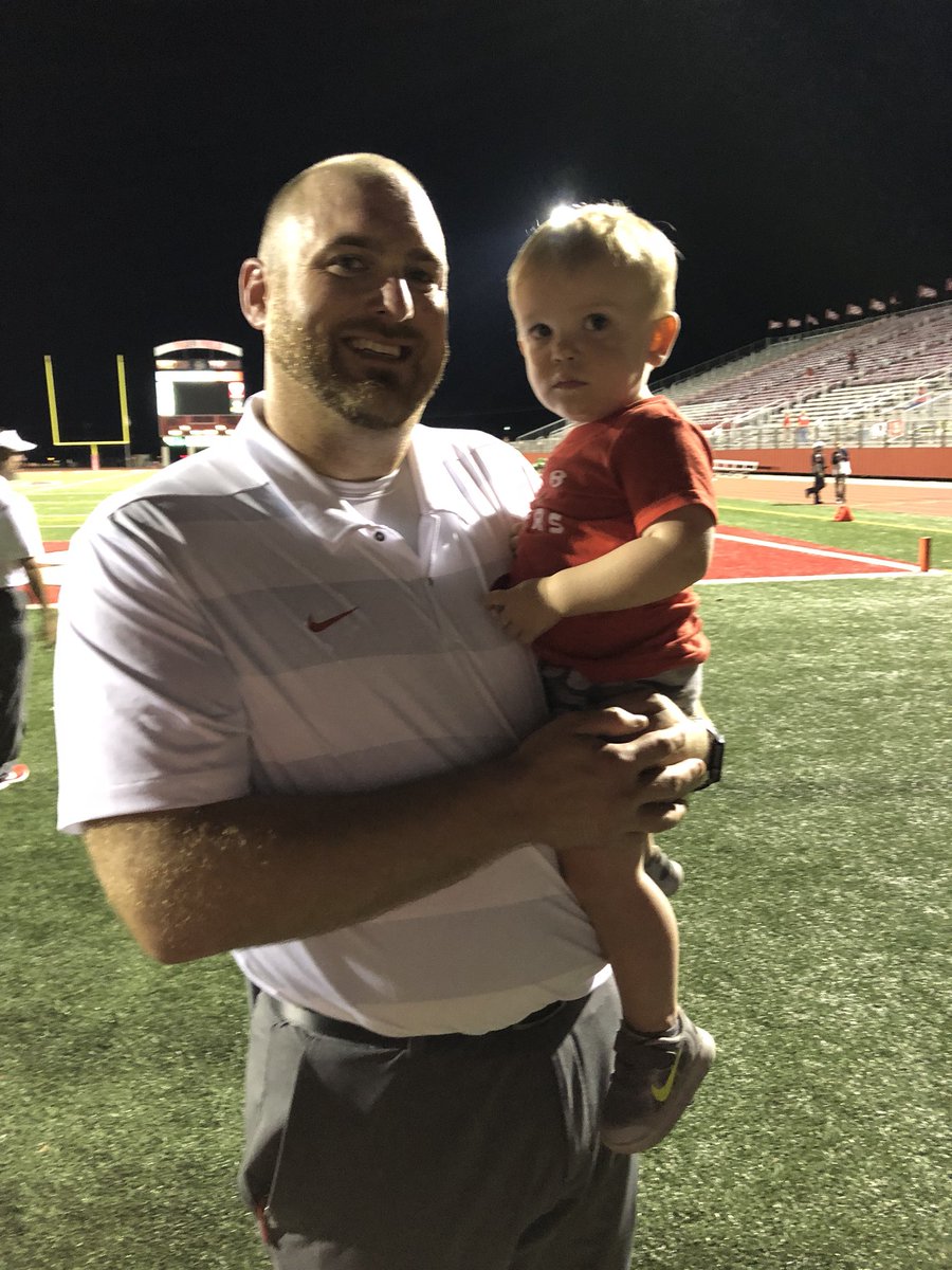 randypittenger's tweet photo. Jaxon is proud of his Coach Daddy! And we are too! #GoTigers #ILoveBelton https://t.co/vmiDiH5QDW