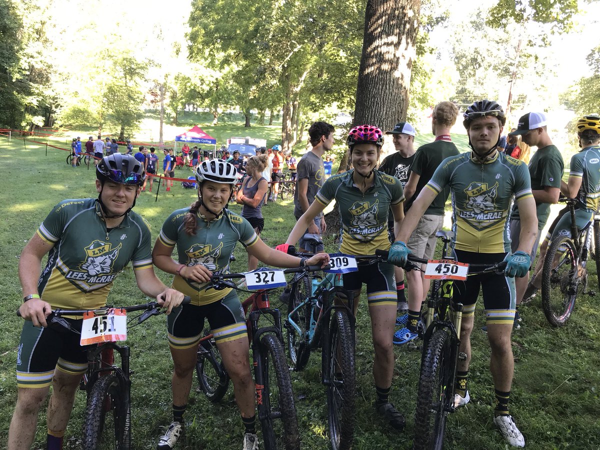 LMCcyclingteam's tweet photo. Team B kicks off our season with the victory in team relay! Team A takes 3rd, edged at the line by Milligan. Great job by Joe, Marla, Kiley and James!! #LeesMcRae #BEgreat https://t.co/y4fdPVmDho