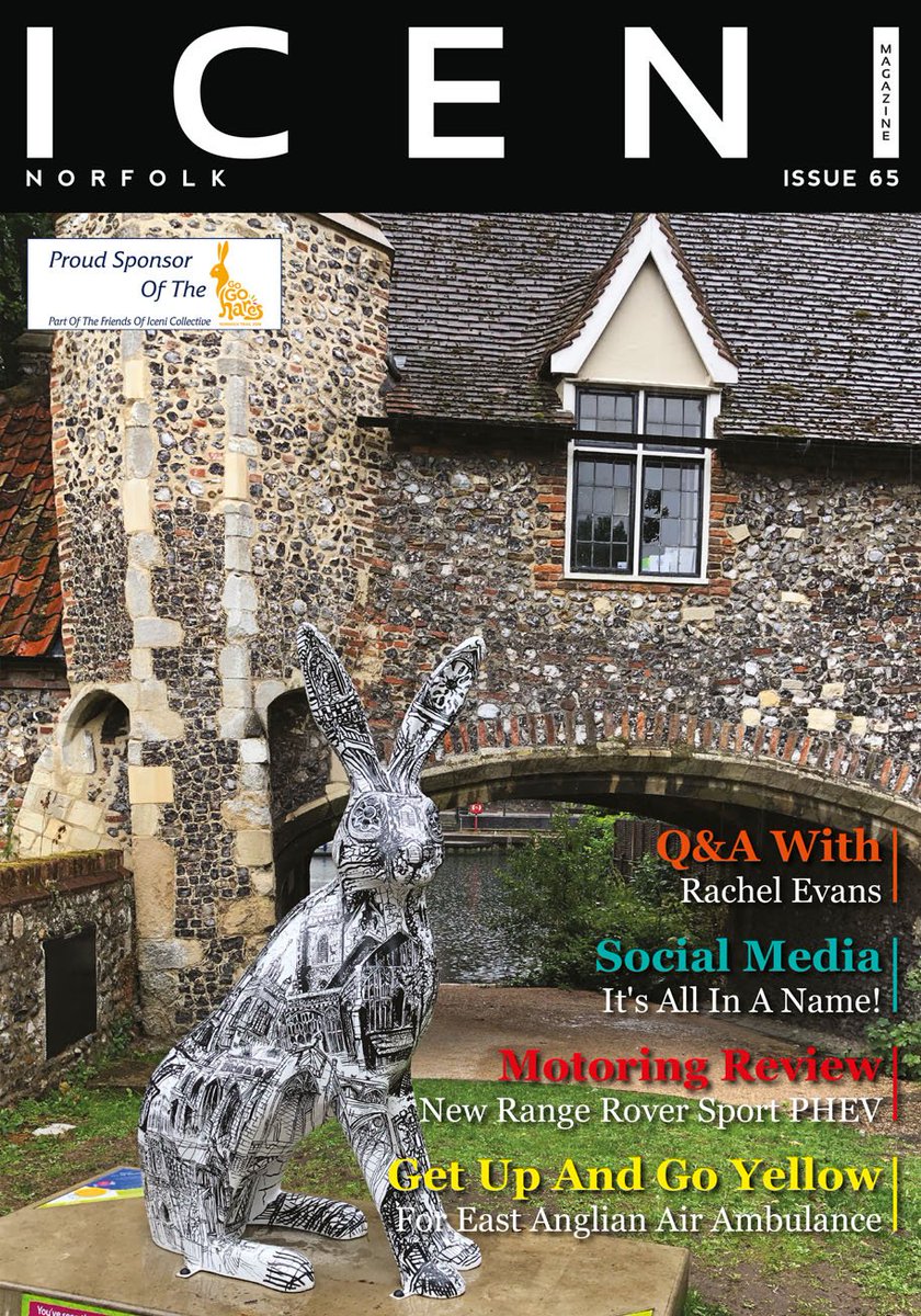 Our September issue is available to view online now: issuu.com/icenimagazine/… - our cover star this month is <a href="/GogoScribble/">GoGo King of Scribble</a> - Go check it out 😀🐰📖 #Norfolk #GGH18