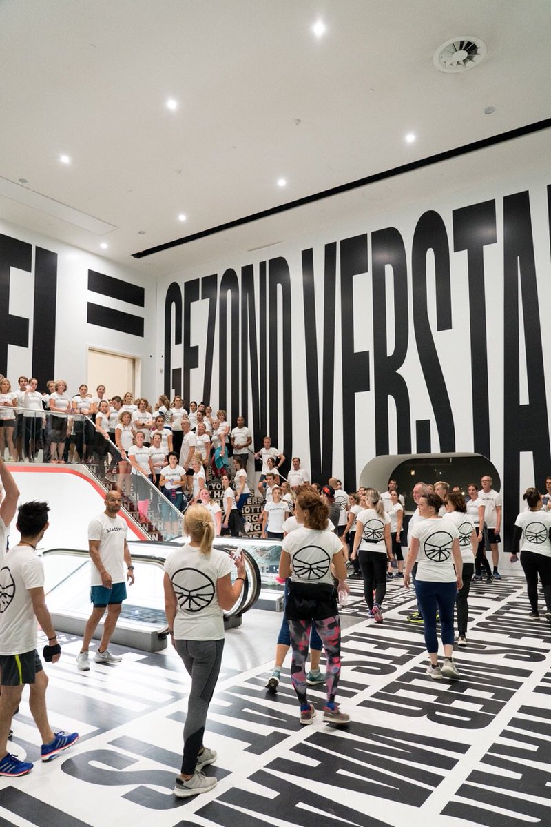 Last night the #SilentNightRun from <a href="/Stadswild/">Stadswild</a> passed through the Stedelijk Museum again. Thanks to all runners for making this event such a great one. Photos: Tristan Melano