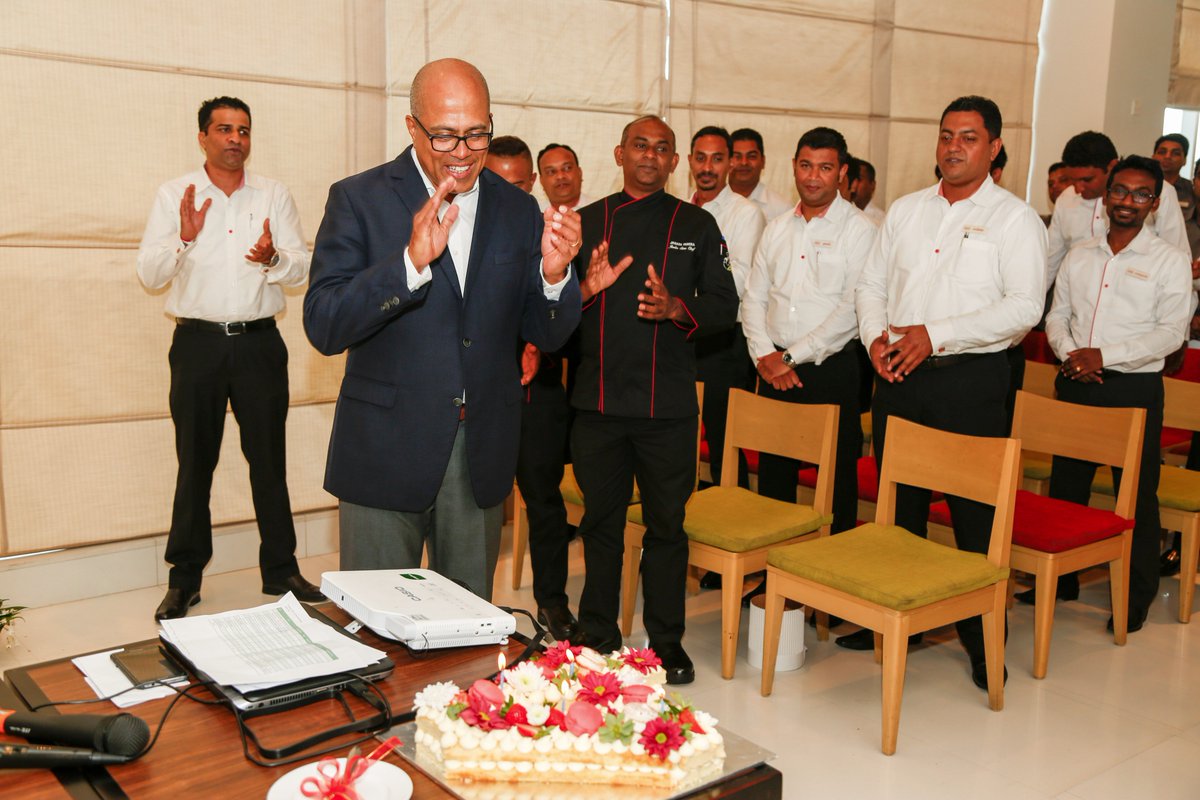 CinnamonRedC's tweet photo. Cinnamon Red Colombo, South Asia’s first lean luxury property, celebrated its 4th year of operations on 1st September with a staff meeting and  birthday celebrations, which included the participation of General Manager Terrence Fernando, hotel Associates and heads of department. https://t.co/1ThZsnpbIF
