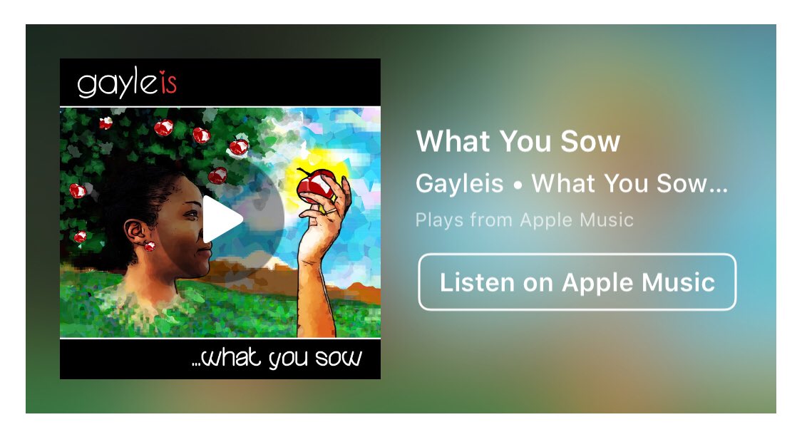 MusicalInsight1's tweet image. The 2nd single from @gayleisuk is OUT NOW!! ‘...what you sow’ - Available on all major platforms #neosoul #rnbmusic 
itunes.apple.com/gb/album/what-…