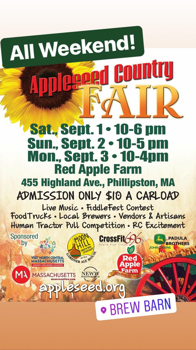 gardneralehouse's tweet photo. #AppleseedCountry #brewbarn #redapplefarm #gardneralehouse #moonhillbrewing #livemusic https://t.co/Bbhl9POZGw