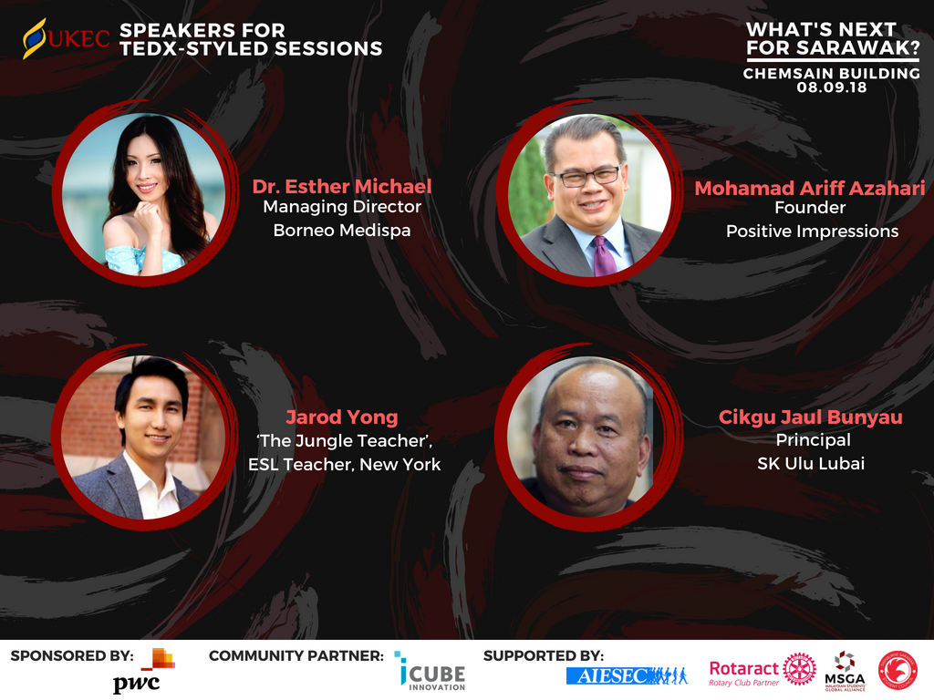 SyahmiRafsan's tweet photo. For the first time ever, UKEC is bringing a taste of our flagship events to Sarawak, all jam-packed into one day! 

Event Details:
Date: 8 September 2018
Venue: Chemsain Auditorium, Chemsain Building, Jalan Rock, Min Chu Garden, 93200 Kuching
Time: 8:00am - 4:30pm

More info 👇🏽 https://t.co/ln4zmpuH6L