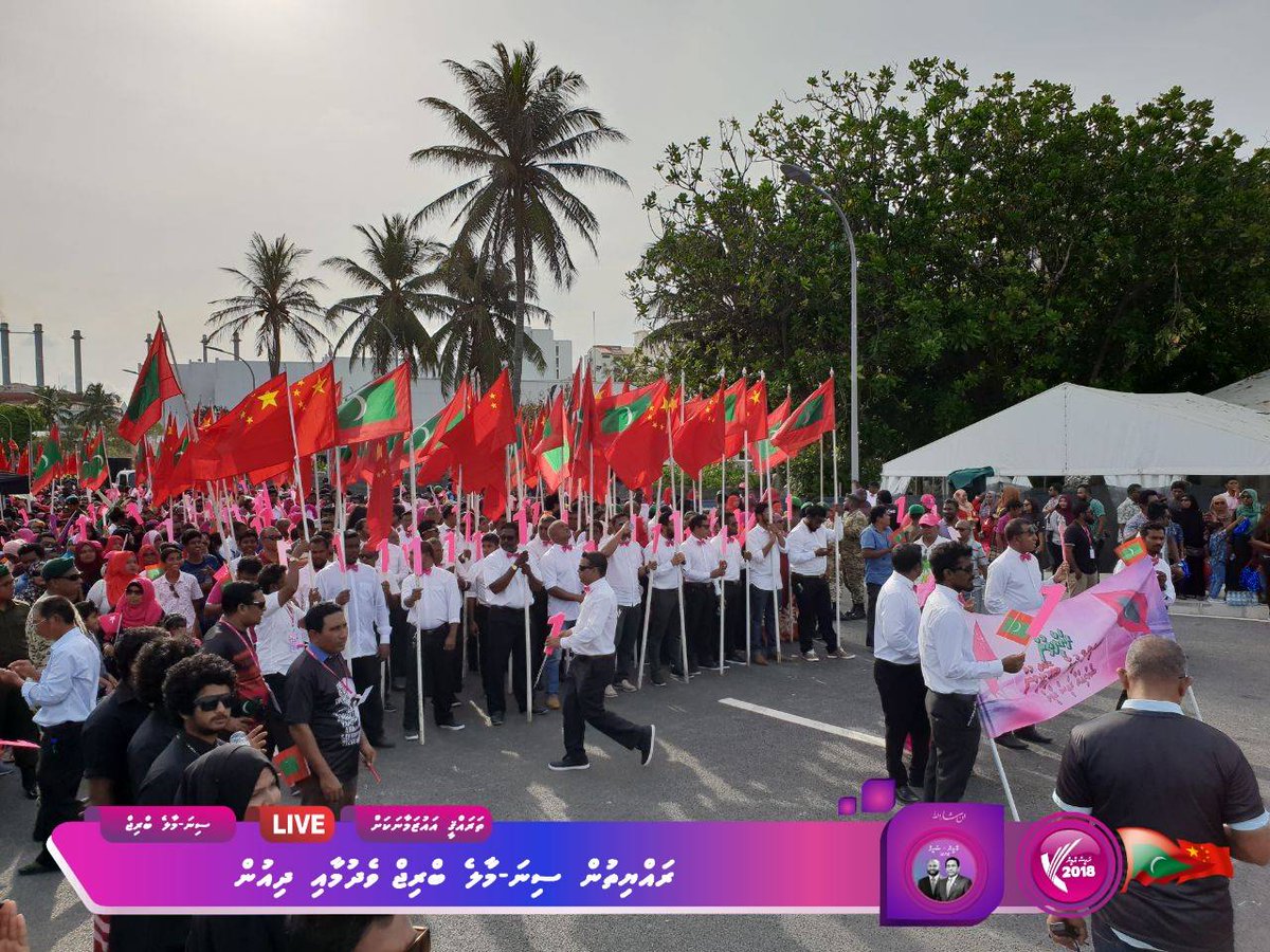 mumthazhmt's tweet photo. Sinamale' Bridge Vedhumaadhiun
Kudhbodu Enmmehaa Rayyithun ghe aailee haveeru
#SinaMaleBridge
#YameenShaheem2018
#ProgressShared
#YS2018
#PPM2018
#InshaAllah2018 https://t.co/AjtMsojMDS