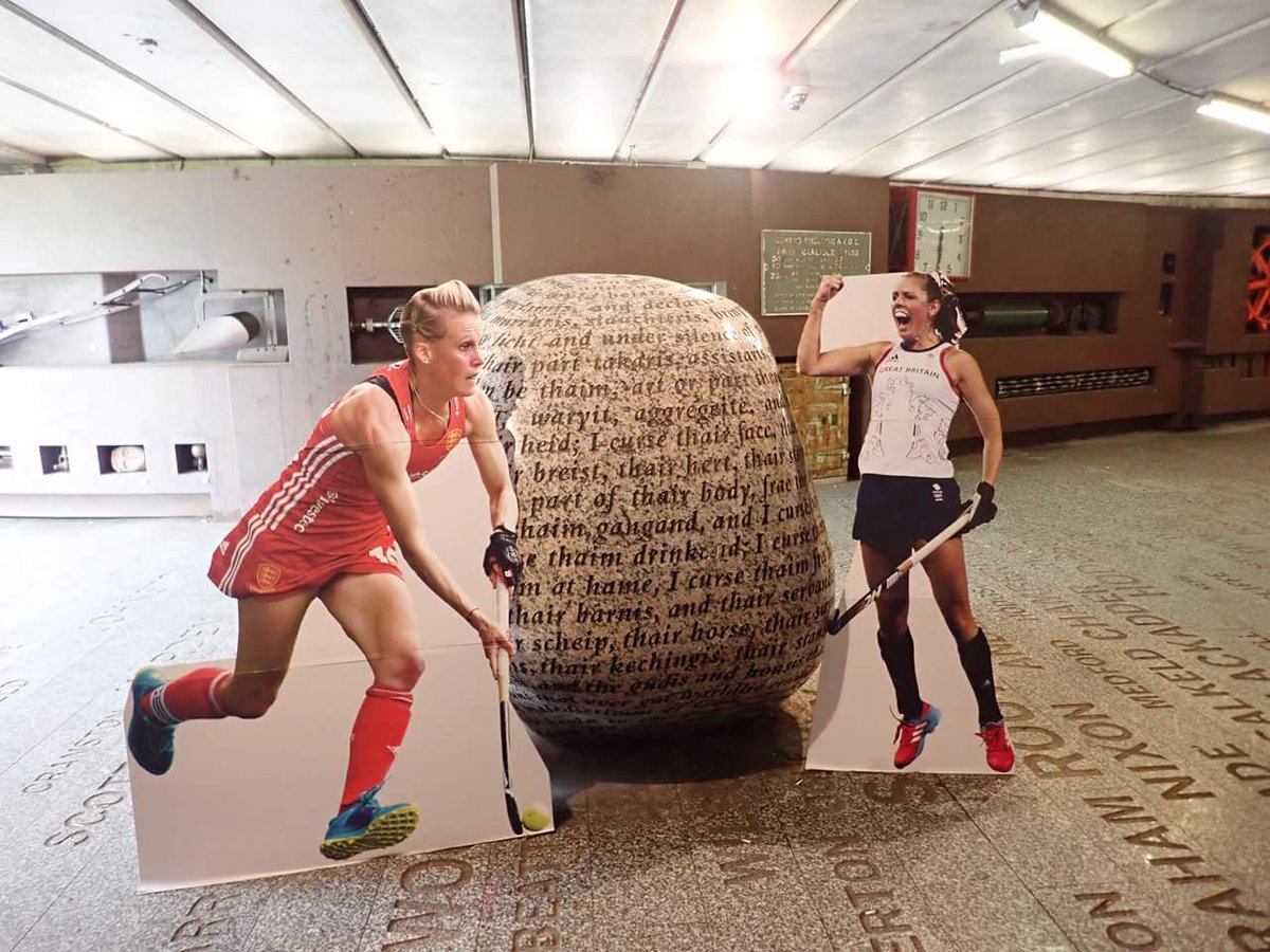 CarlisleHC's tweet photo. In preparation for our #Hockeyfest we have been showing @EnglandHockey and @GBHockey stars @AlexDanson15 and @giselleansley around #Carlisle, but now they are relaxing as tomorrow is the big day!
All welcome from 11am. Games to watch, chance to have a go and loads of 🍰 and 🌭! https://t.co/bV0jbD2fe6