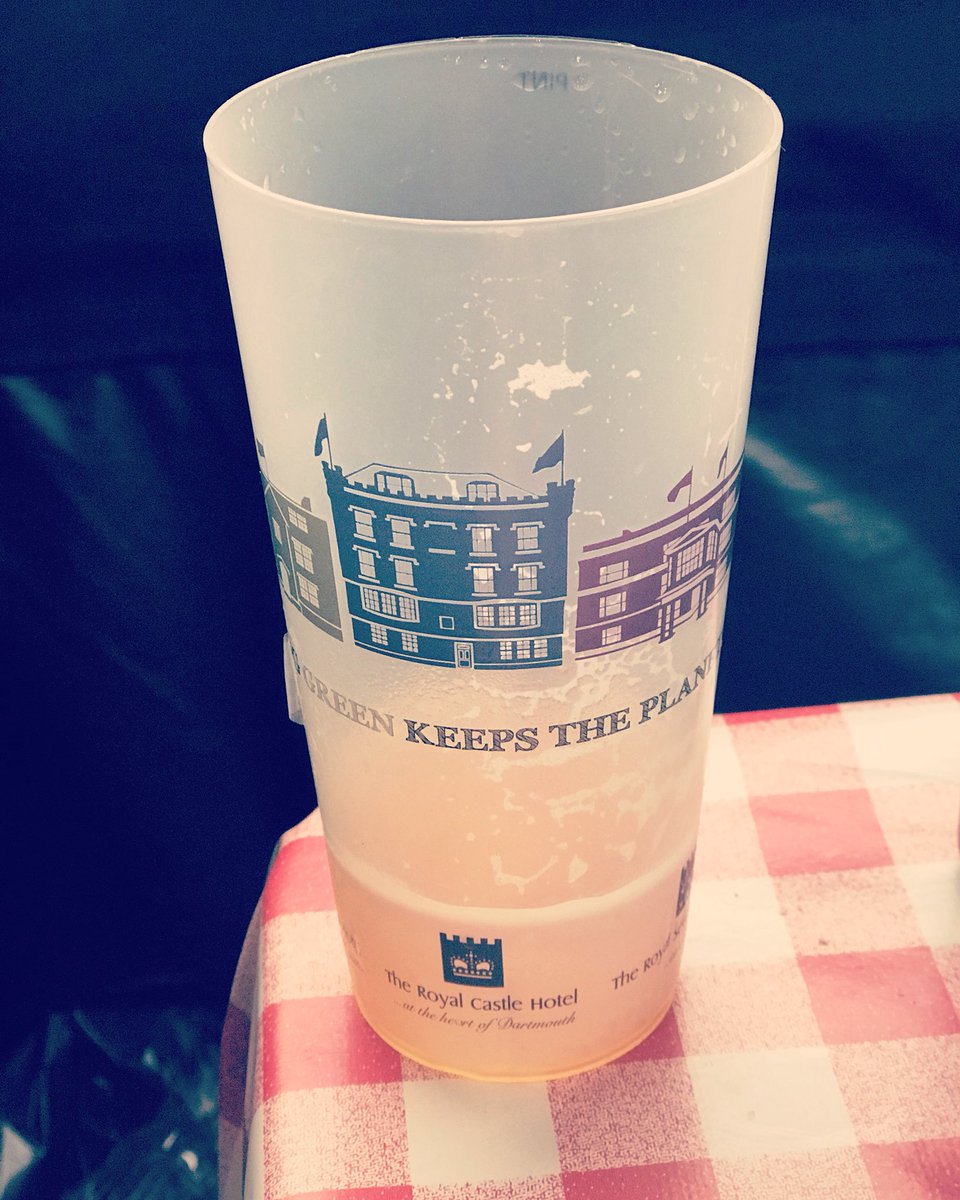 Thanks to <a href="/RCHDartmouth1/">Royal Castle Hotel</a> for keeping me hydrated during <a href="/RoyalRegatta/">Dartmouth Regatta</a> #gogreen #dartmouthregatta