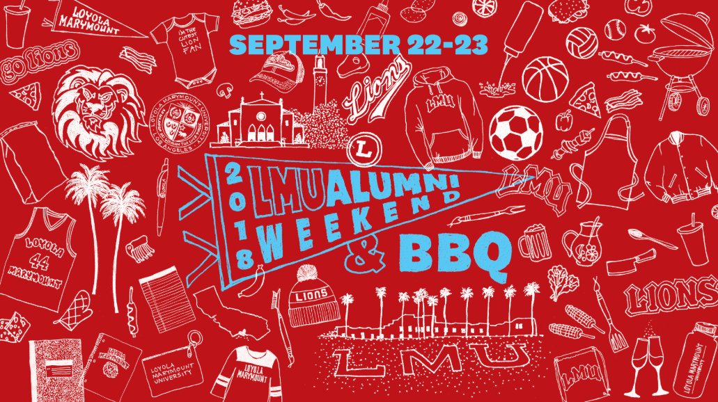LMUSnyder's tweet photo. In a few weeks, alumni from across the country and world will return to the bluff for @LMUAlumniLA's annual BBQ wknd: https://t.co/2icQRJ1tA2 Get tix! #LMUAlumniWeekend https://t.co/nLXys7U243