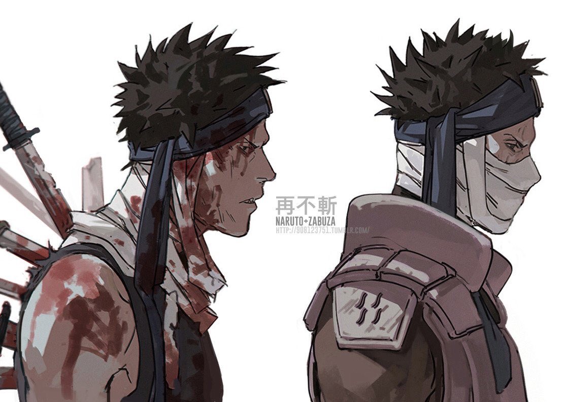 AlmightyUzumaki's tweet image. Zabuza &amp;amp; Haku ❄️