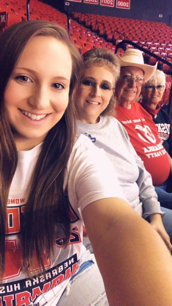 More Lady Husker VB- day 2 with the family #Huskers