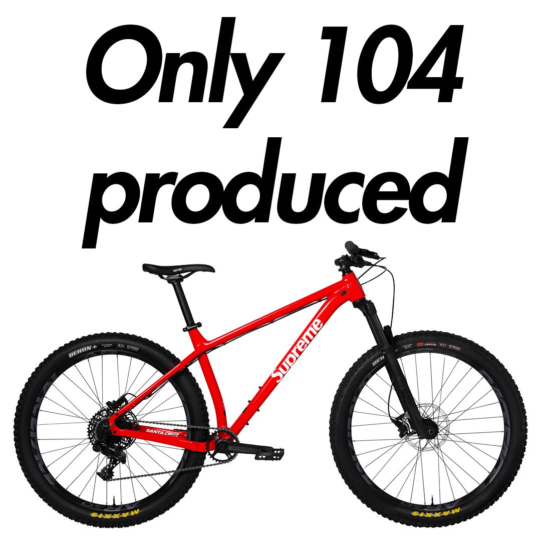 santa cruz x supreme bike