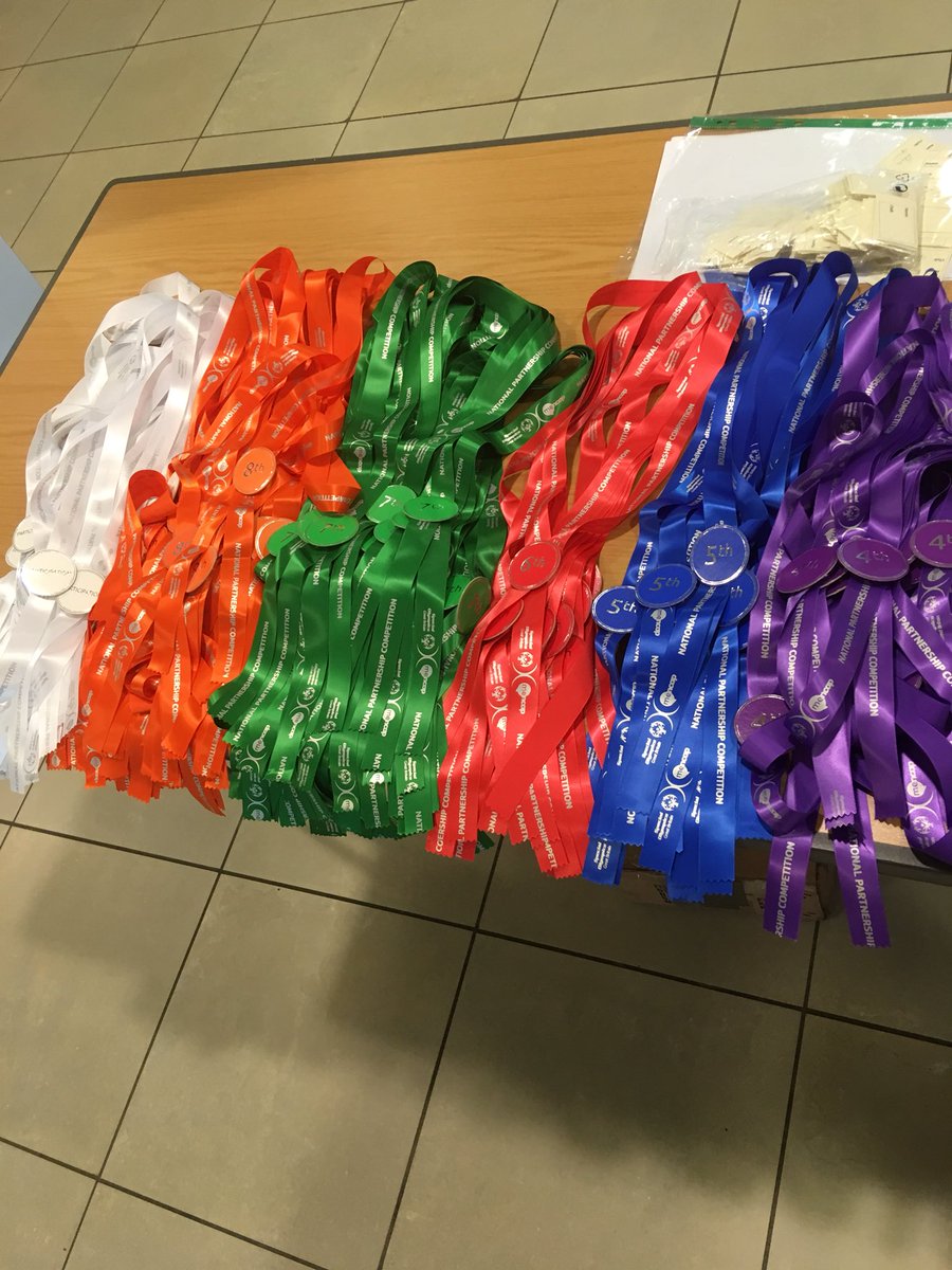 Look at all those medals 🥇🥈🥉and ribbons ready for session 2 at the #swimming 🏊‍♂️ #nationalpartnershipcompetition between <a href="/mencap_charity/">Mencap</a> <a href="/SOGreatBritain/">Special Olympics GB</a> <a href="/LDSportAlliance/">ELDSA</a> #cando