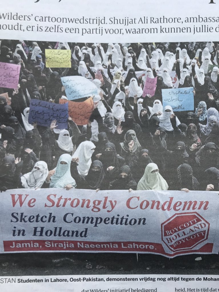 Wie schetst mijn verbazing dat ze in Pakistan weten wat Holland is. Laat staan dat ze weten waar het ligt... #schetswedstrijd