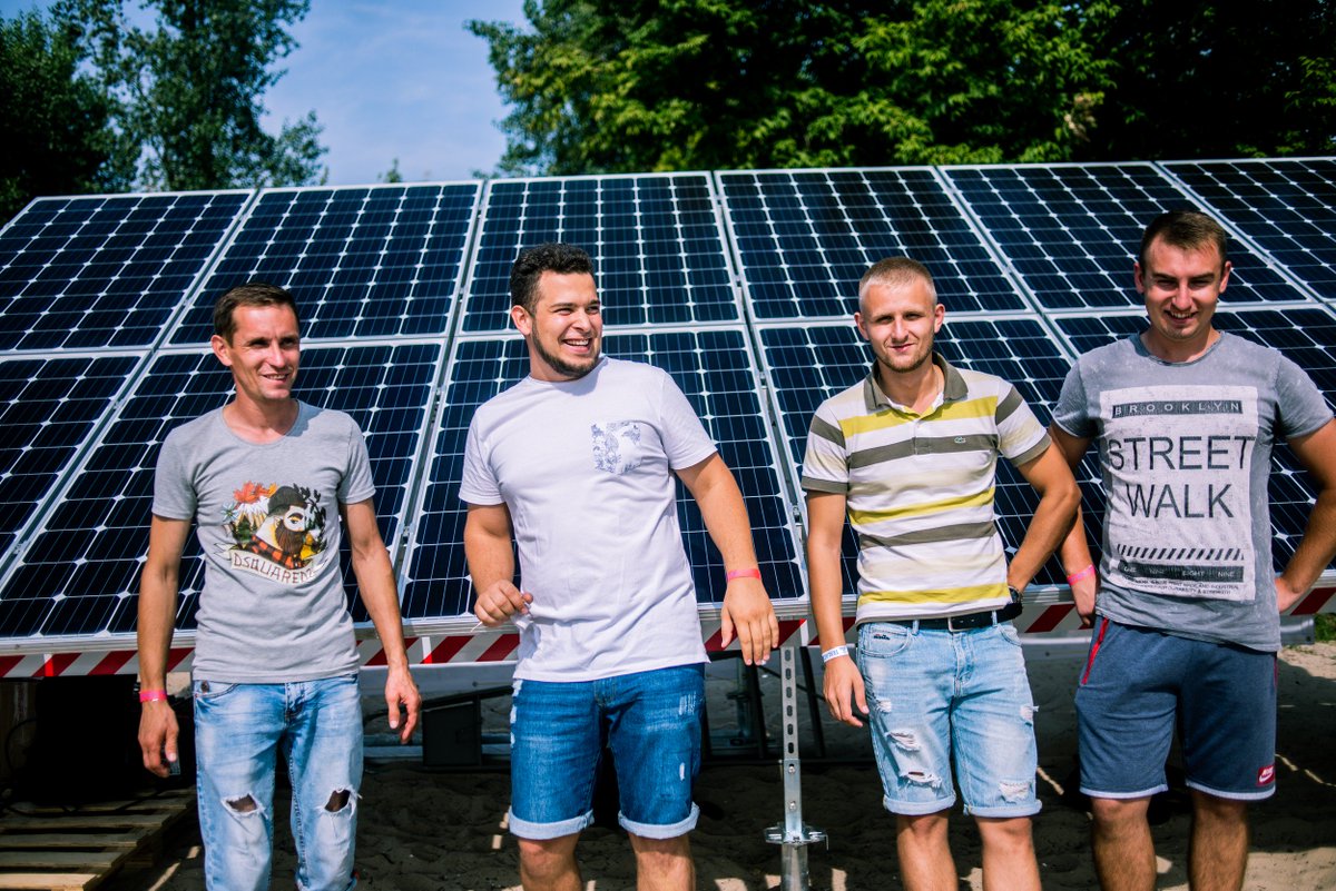 greencubator's tweet photo. @ClimateLaunch #National #Final #Ukraine is 100% powered by #renewables from #greencubator #TeslaCamp2018 friends and partners! 
#ClimateLaunchpad #Ukraine #TeslaCamp #CLP18 #CLP2018 #GrandGlobalFinal #GreenIdeas #GreenBusiness #climatechange #solarenergy #solarpower https://t.co/BfieUOXe5t