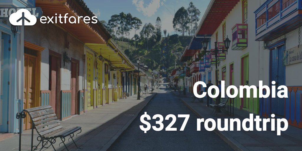 *** Colombia from $327 roundtrip ***  -- Departing from 20+ US cities. Book ASAP: exitfares.com/deal/7202772/s