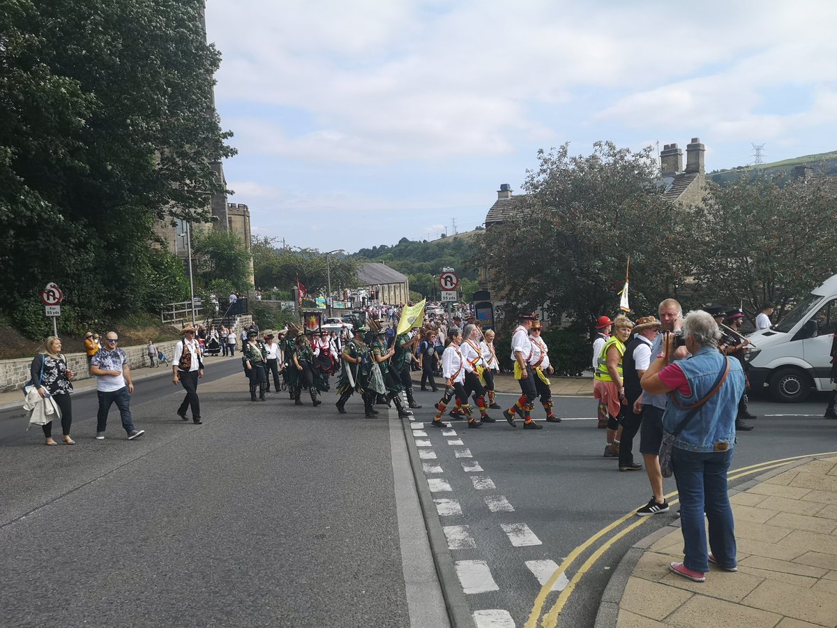 CMBCWardenA's tweet image. In Sowerby Bridge Rushbearing Festival. @Rushbearing #CMBC #Calderdale #Visitcalderdale