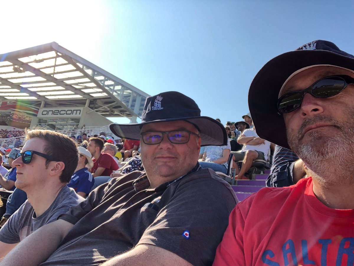Block F Row D Seat 3 - our day 3 crew #ENGvIND
