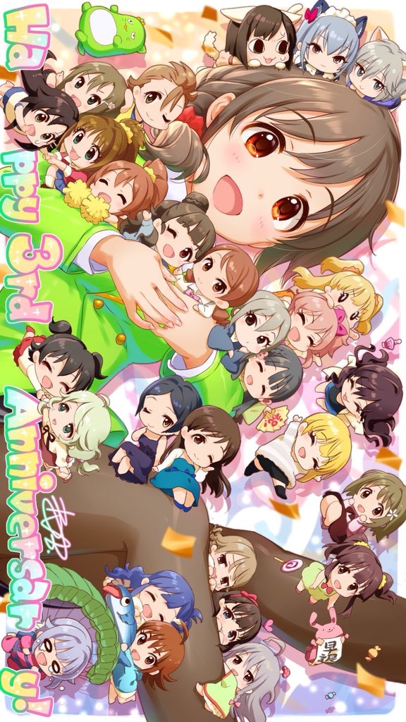 デレステ3周年カウントダウンイラストまとめ