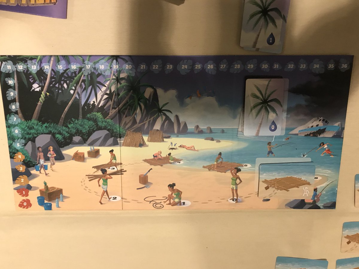 thing12games's tweet photo. Played a 7p games of #Hellapagos by @GigamicWorld as the final game of PAX Friday with @realomegagamers and crew.
Everyone dies of thirst, except Josh who loved 1 turn then also died of thirst. https://t.co/EwDYzf7Zf9
