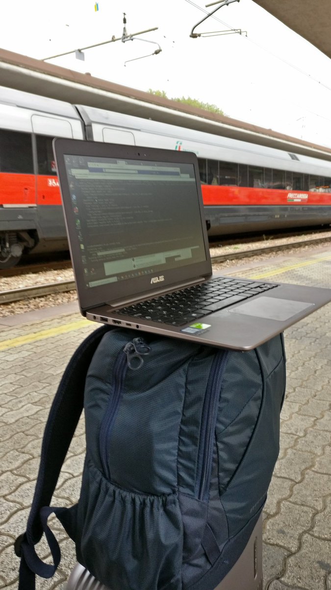 giodegas's tweet image. @EuroSciPy @pypyproject Goodbye #EuroPython2018 friends ! I hope to see you again next year. In the meanwhile I am completing my #PyPy sprint waiting for the train. 😃