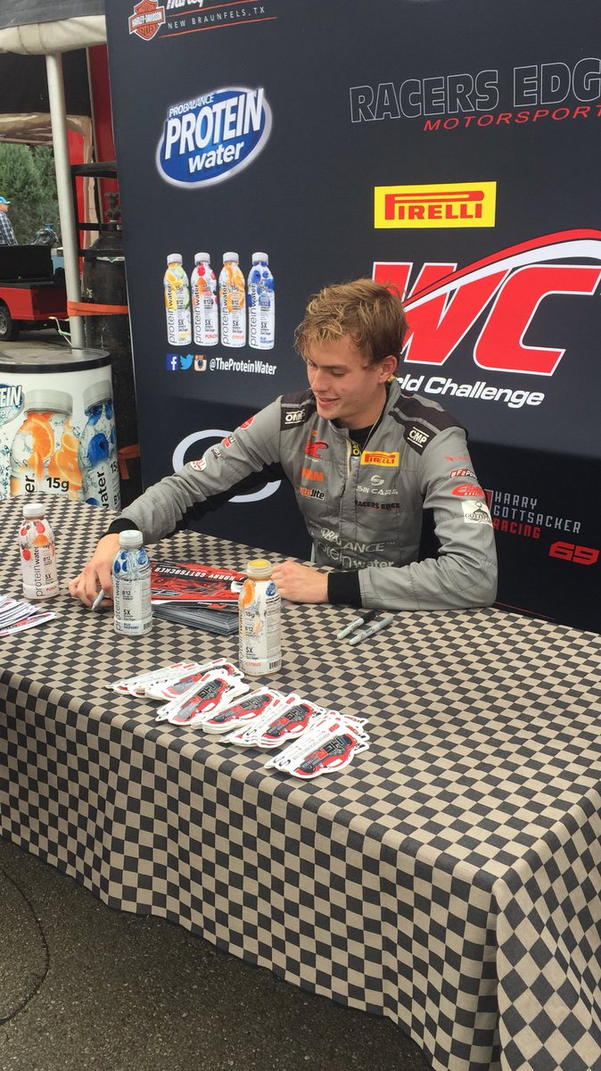 RacersEdgeMS's tweet photo. Autographs, swag & @theproteinwater at our transporter NOW until 12:15pm. Come on over! #FRAM #FRAMAutolite #Autolite #proteinwater #SINCARS #PWCTheGlen https://t.co/1WkmU6c7A0