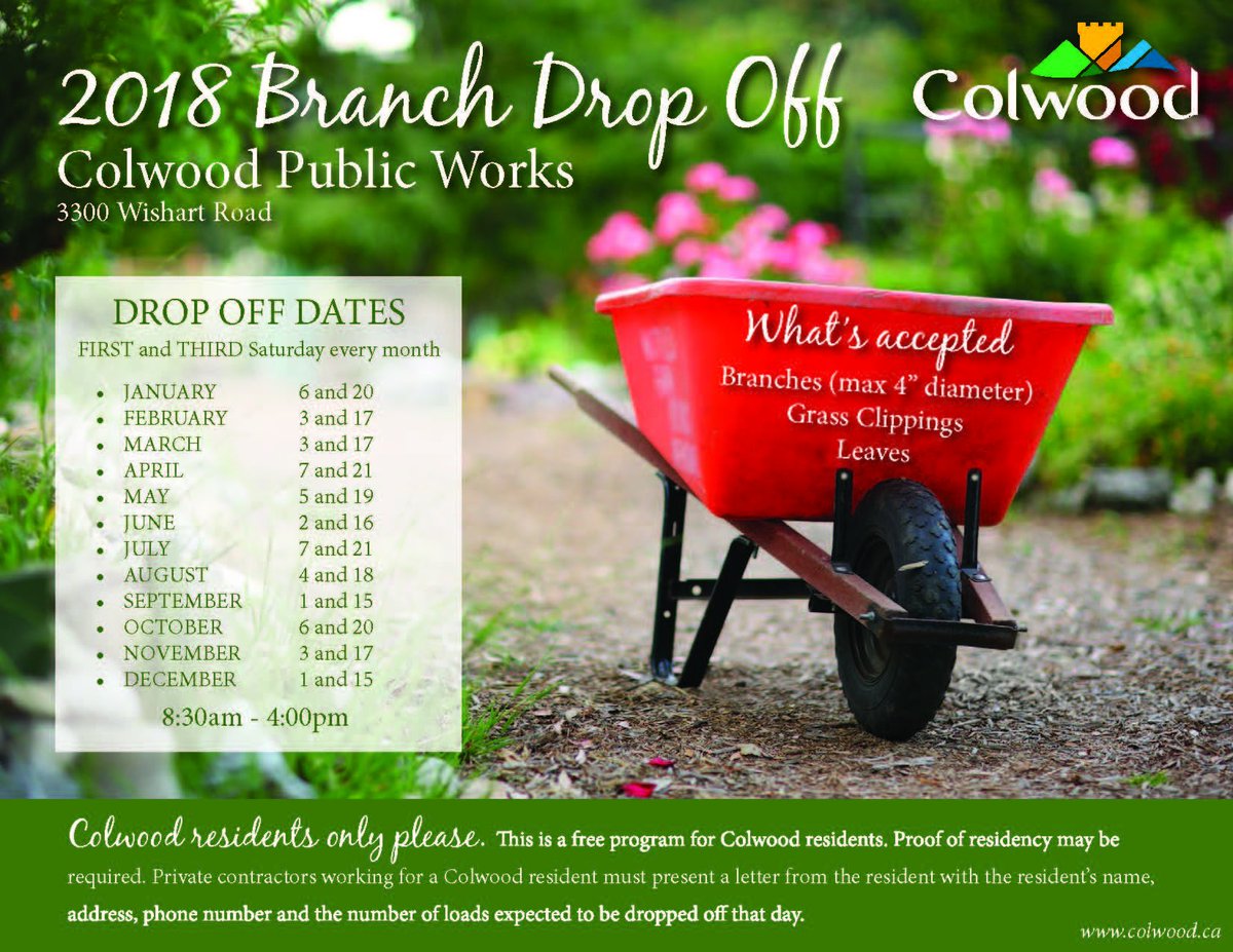 cityofcolwood's tweet photo. It's #BranchDrop Off day for #Colwood residents. Tick that chore off your list... https://t.co/VdNvrUk9k7 https://t.co/pgNo9rUIig