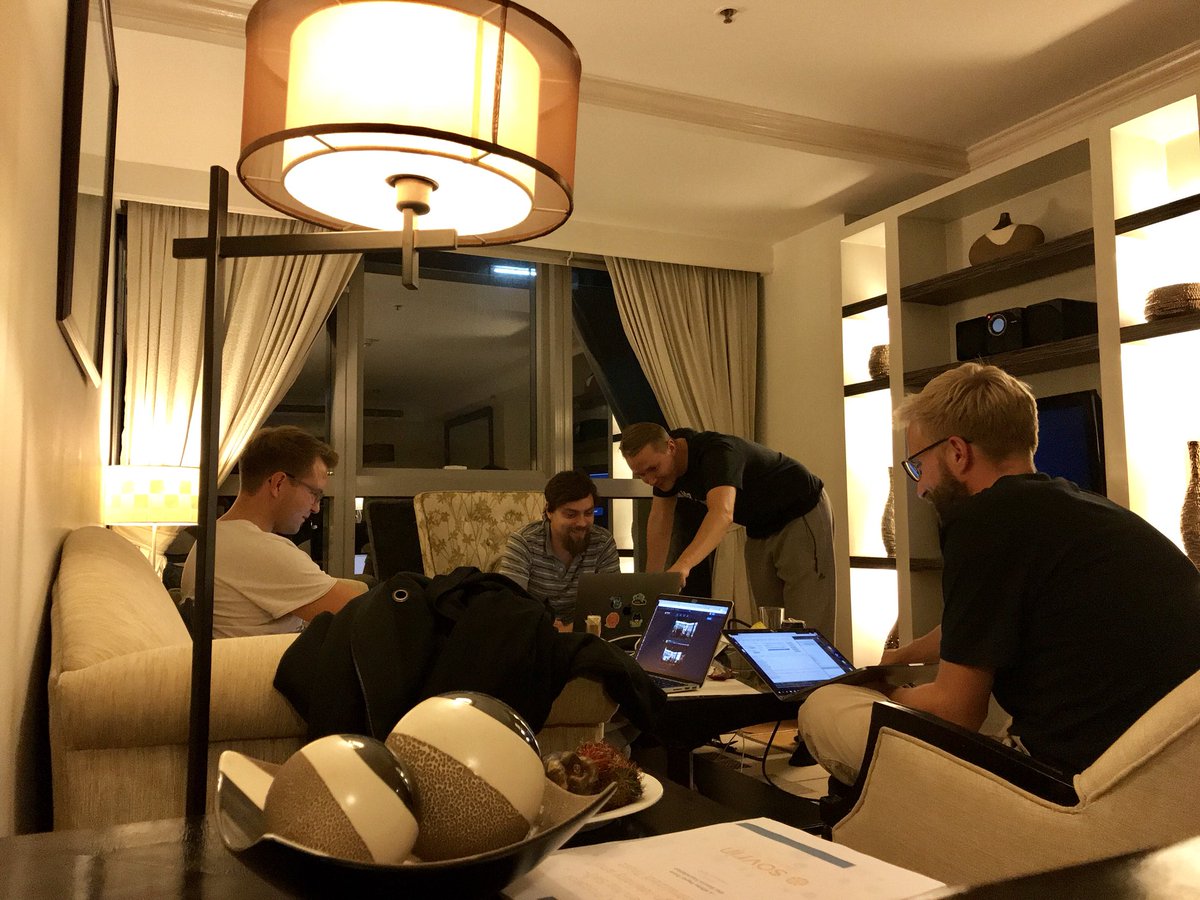 DigizenID's tweet image. Pivot in progress! eID team and 14 hrs to go before #ADBHack2018 final pitching 😅 #hack4dev #ict4dev @UltrahackHQ @ADB_HQ @ADBPhilippines