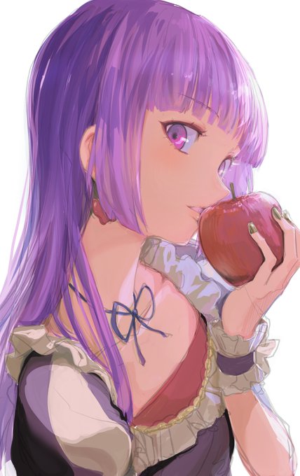 「林檎 何かを持っている」のTwitter画像/イラスト(古い順)