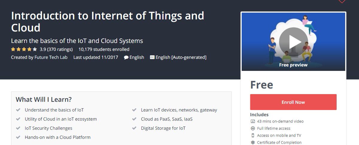 IoTAppsLab's tweet image. Our @udemy #MOOC on #IoT and #Cloud crossed 10k student enrolments. You can take the free course at udemy.com/a4iot-intro-io…
@skdatta2010 @robotfreak_ty