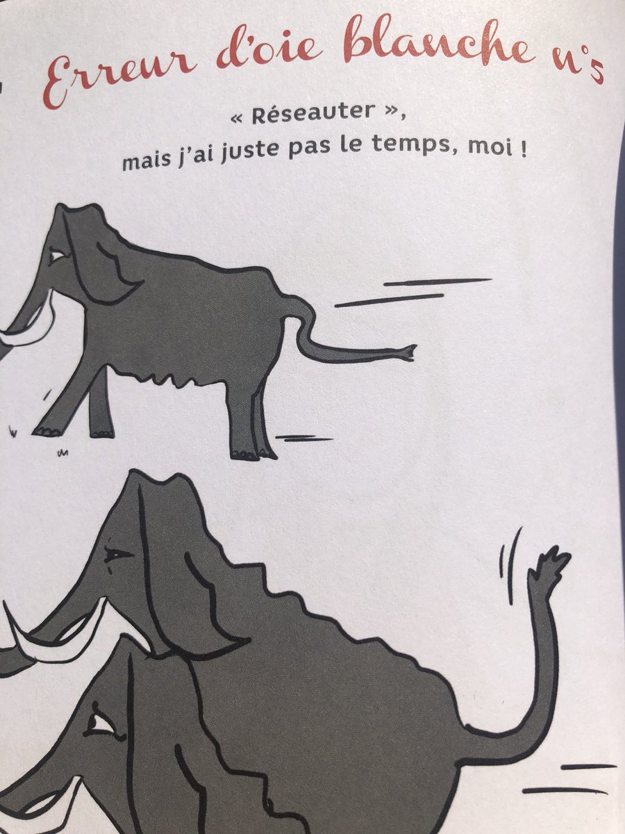 #LectureQuiBooste « et tu oseras sortir du cadre », manuel d’ascension des femmes en entreprise de <a href="/MyriamCWAuteure/">Myriam Cohen-Welgryn Auteure</a> Drôle et si juste !
Ex : « erreur d’oie blanche n.5 : Réseauter, moi j’ai pas le temps »☀️