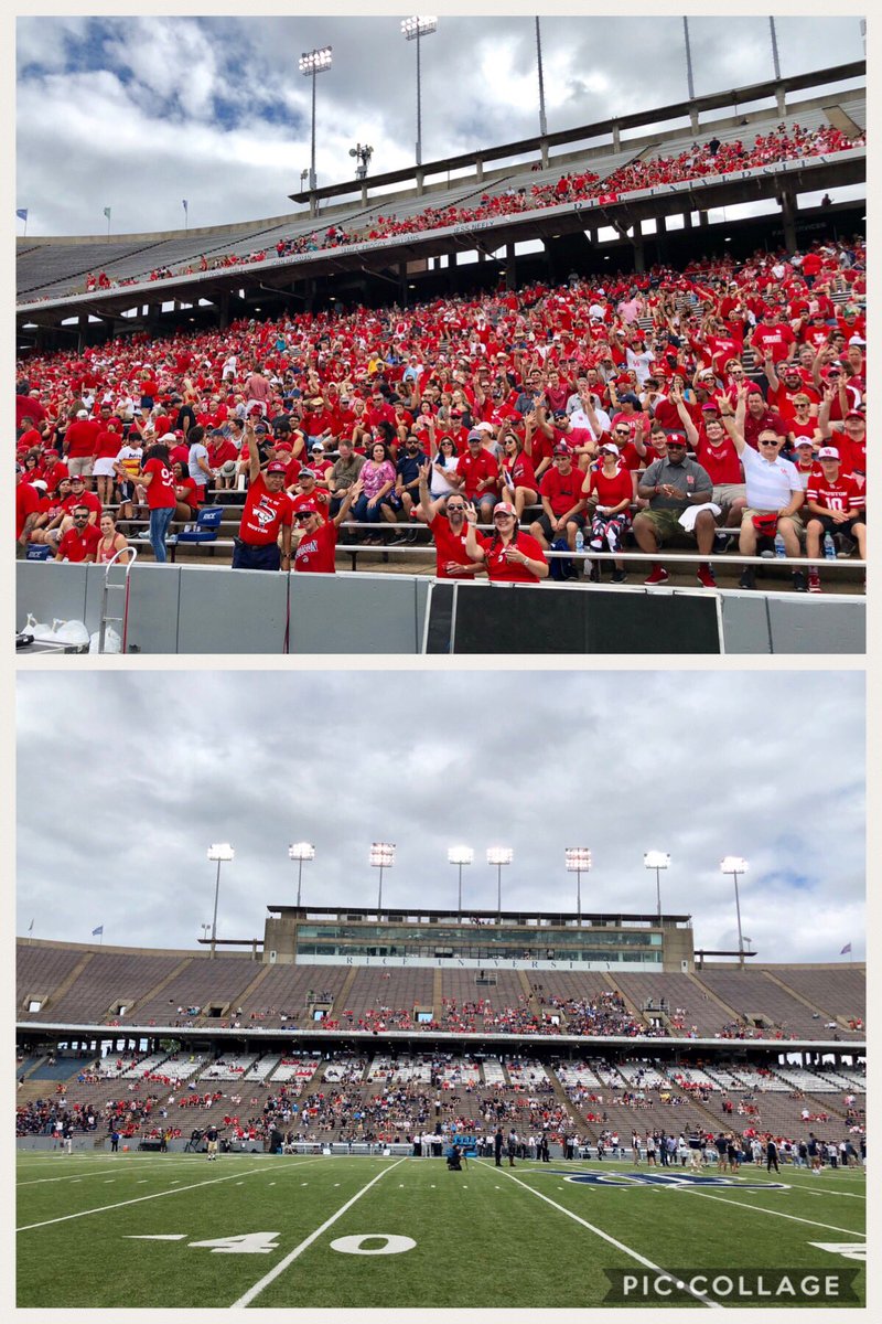 Two shots of Rice Stadium now...whose house is it?
