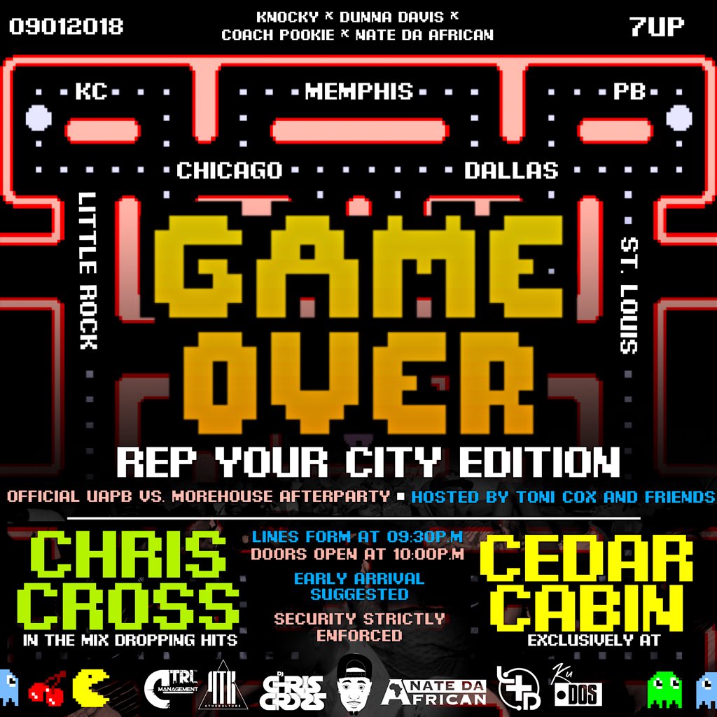 coachpookie's tweet photo. OFFICIAL UAPB VS.MOREHOUSE AFTERPARTY
@DJChrisCross_ IN MIX
#RYC18 https://t.co/cl7wf0yxP3