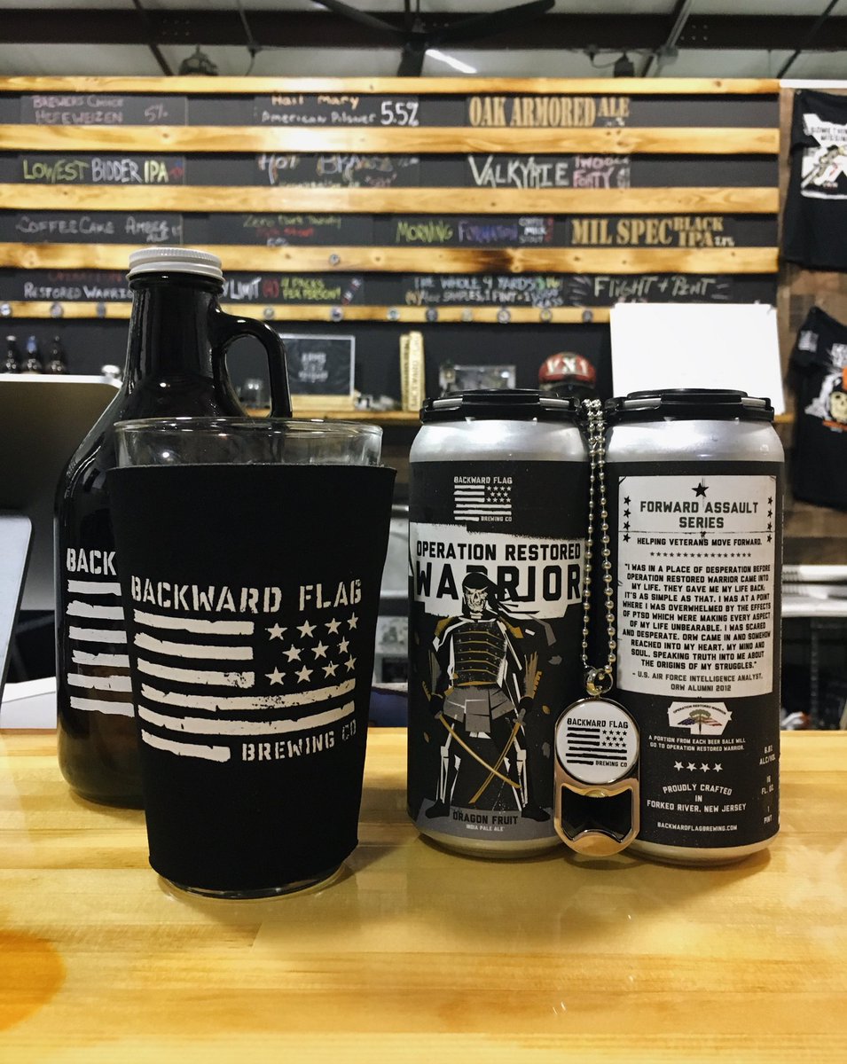 Operation Restored Warrior IPA is the next can release in the #ForwardAssaultseries. It is a dragon fruit IPA &amp; it is delicious!
⠀⠀⠀⠀⠀⠀
We’ve also got you covered with the rest of your long weekend supplies with growlers, pint glasses, &amp; koozies 😎
#cheerstousandthoselikeus