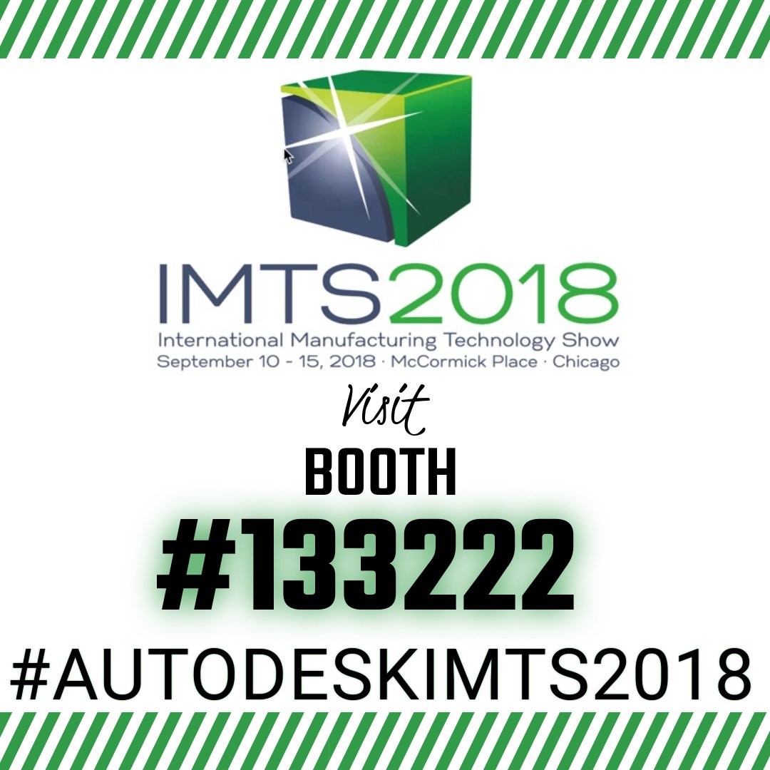 HSMWorks's tweet photo. Who's going to IMTS 2018 this year? Swing by the Autodesk Manufacturing Booth #133222 for some swag! 

Register Here: https://t.co/0scZSDT5SF https://t.co/tT7I3P9dcf