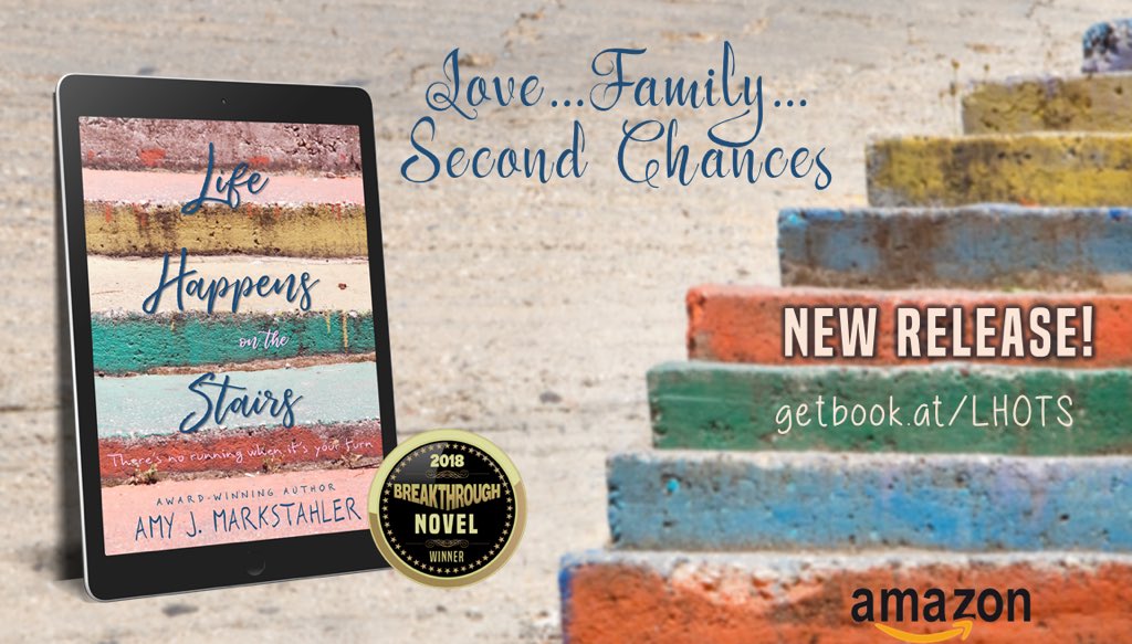 HAPPY RELEASE DAY for #lifehappensonthestairs 
🌟🌟🌟🌟🌟
#mustread
#BookWorm 
#amreading
#amreadingromance 
#YoungAdult 
#booklovers 
#NewRelease 
#readers