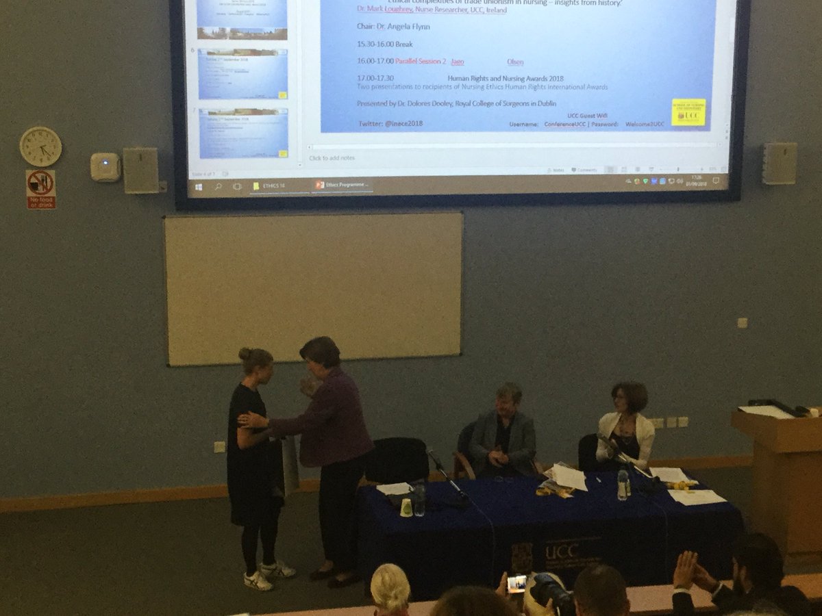 The incredible Miriam Kasztura is a very worthy recipient of this award and, Dolores Dooley points out, has done more than one lifetime’s work already!