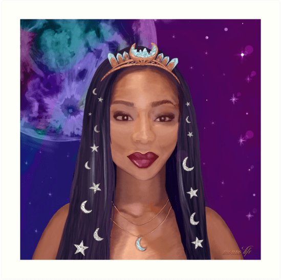 monno_life's tweet photo. Queen of the Night | Art Print https://t.co/LIVHNUksDh https://t.co/C0BZaXZACK